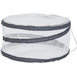Gifi Protège plat rétractable filet tissu x2 - polyester Ø30xH14cm Outlet