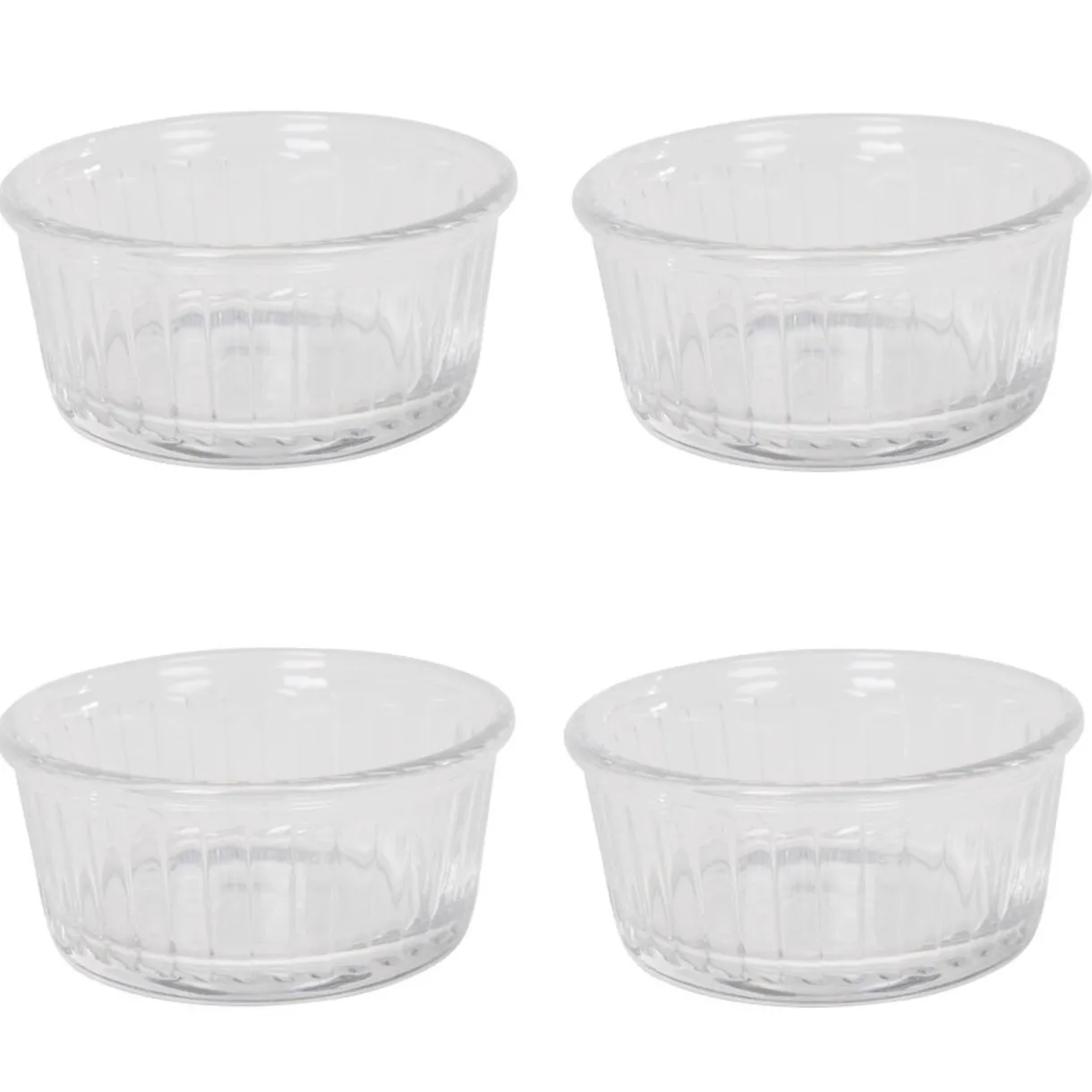 Gifi Ramequin individuel verre transparent x4 Clearance