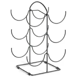 Gifi Range bouteille vertical 6 emplacements métal 19x25xH40cm Sale