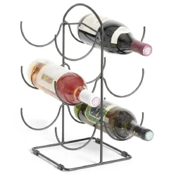 Gifi Range bouteille vertical 6 emplacements métal 19x25xH40cm Sale