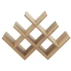 Gifi Range bouteilles 8 compartiments bois naturel Online