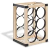 Gifi Range bouteilles x6 noir et bois Sale