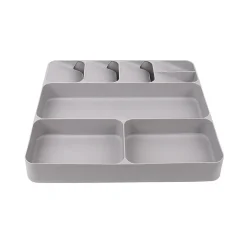 Gifi Range couvert 8 compartiments gris Online