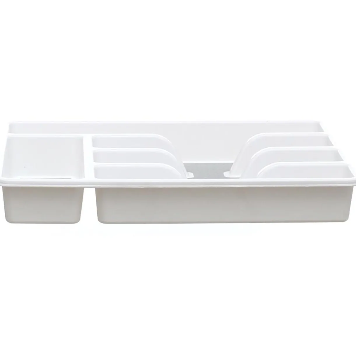 Gifi Range couvert blanc fond silicone gris 5 compartiments Sale