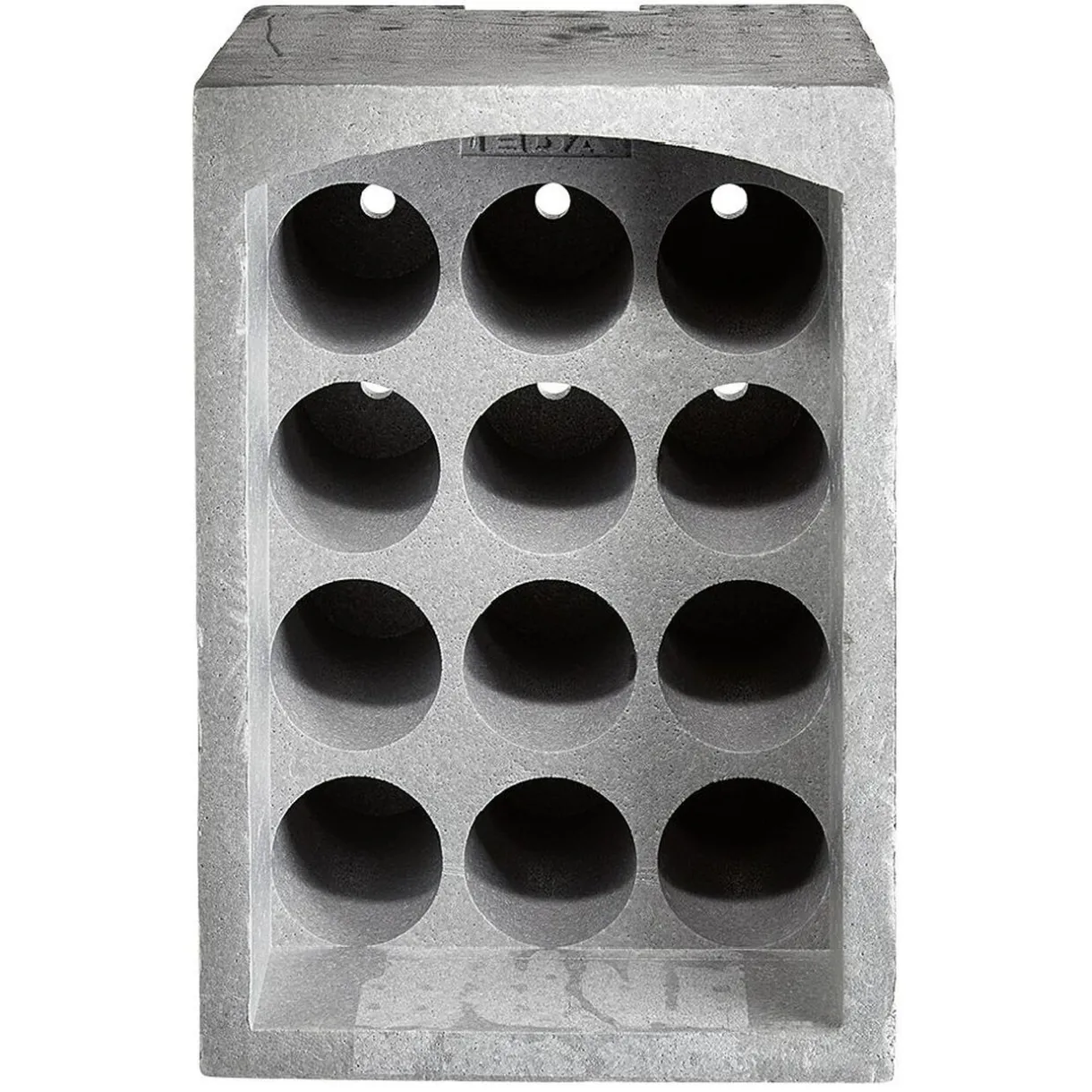 Gifi Range-bouteilles 12 emplacements gris Sale