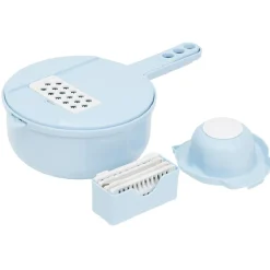 Gifi Récipient 6-en-1 avec passoire et accessoires de coupe New