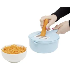 Gifi Récipient 6-en-1 avec passoire et accessoires de coupe New