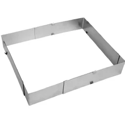 Gifi Rectangle à pâtisserie extensible axe central amovible 17/32x25/46cm Discount