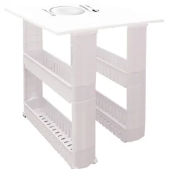 Gifi Resserre 2en1 avec fonction table blanc Hot