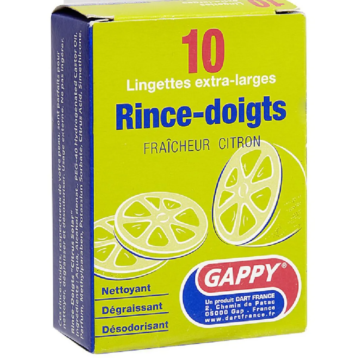 Gifi Rince-doigts fraicheur citron x10 Online