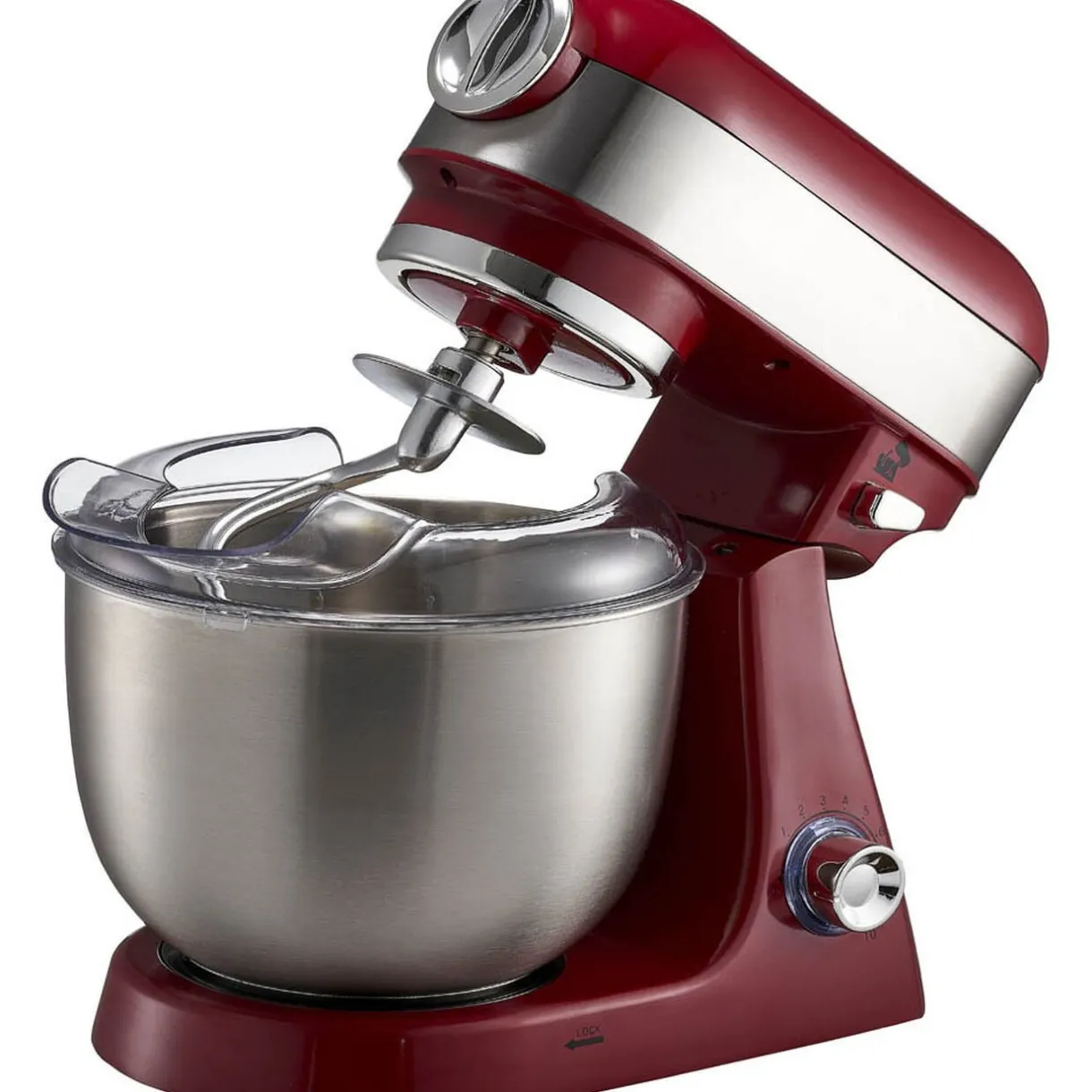 Gifi Robot pâtissier Cuisilux 4 en 1 gris et rouge 5 L Sale