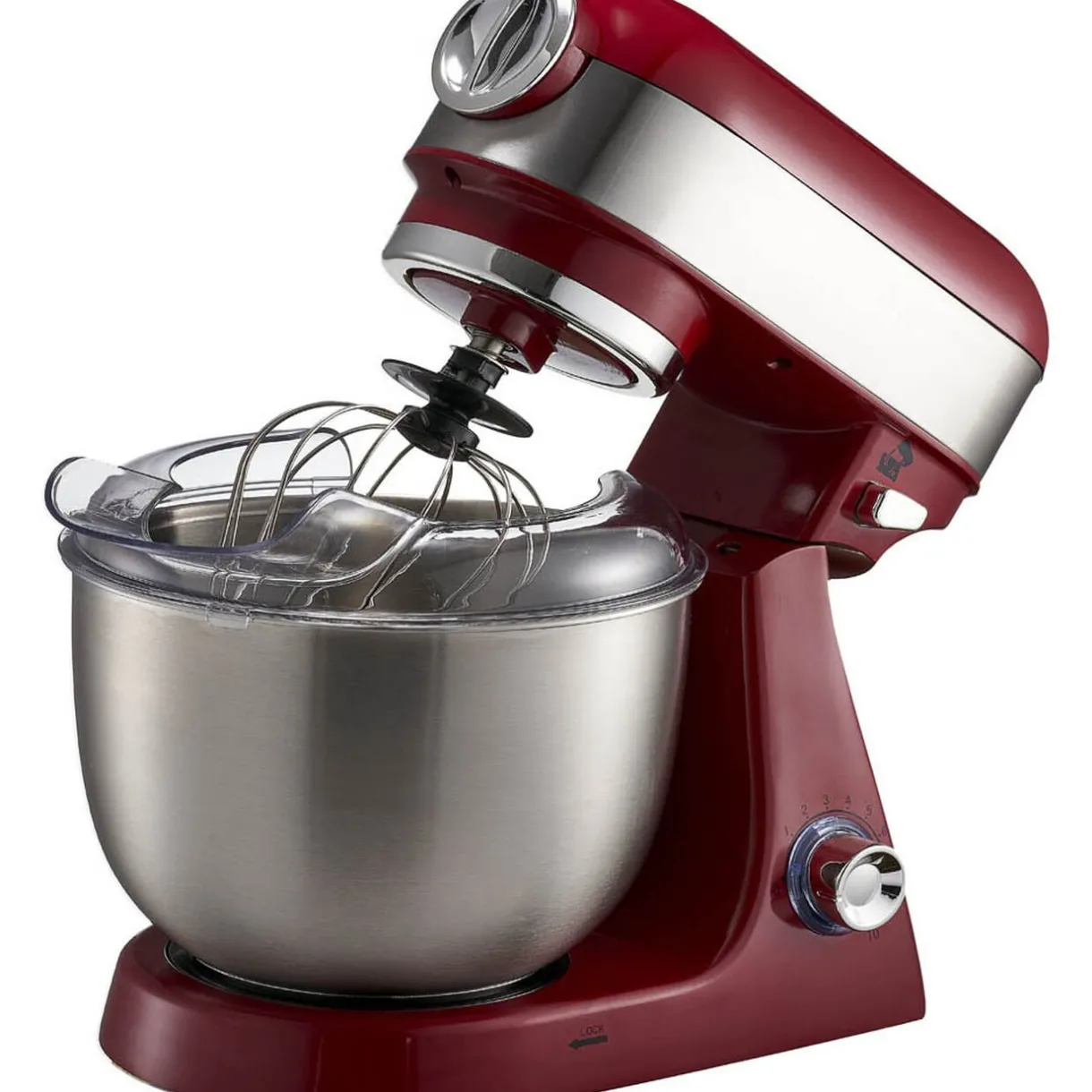 Gifi Robot pâtissier Cuisilux 4 en 1 gris et rouge 5 L Sale