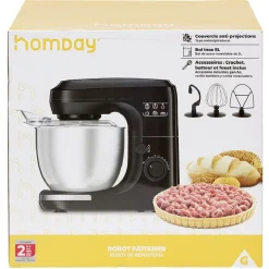 Gifi Robot pâtissier Homday bras pivotant 4,5 L Discount