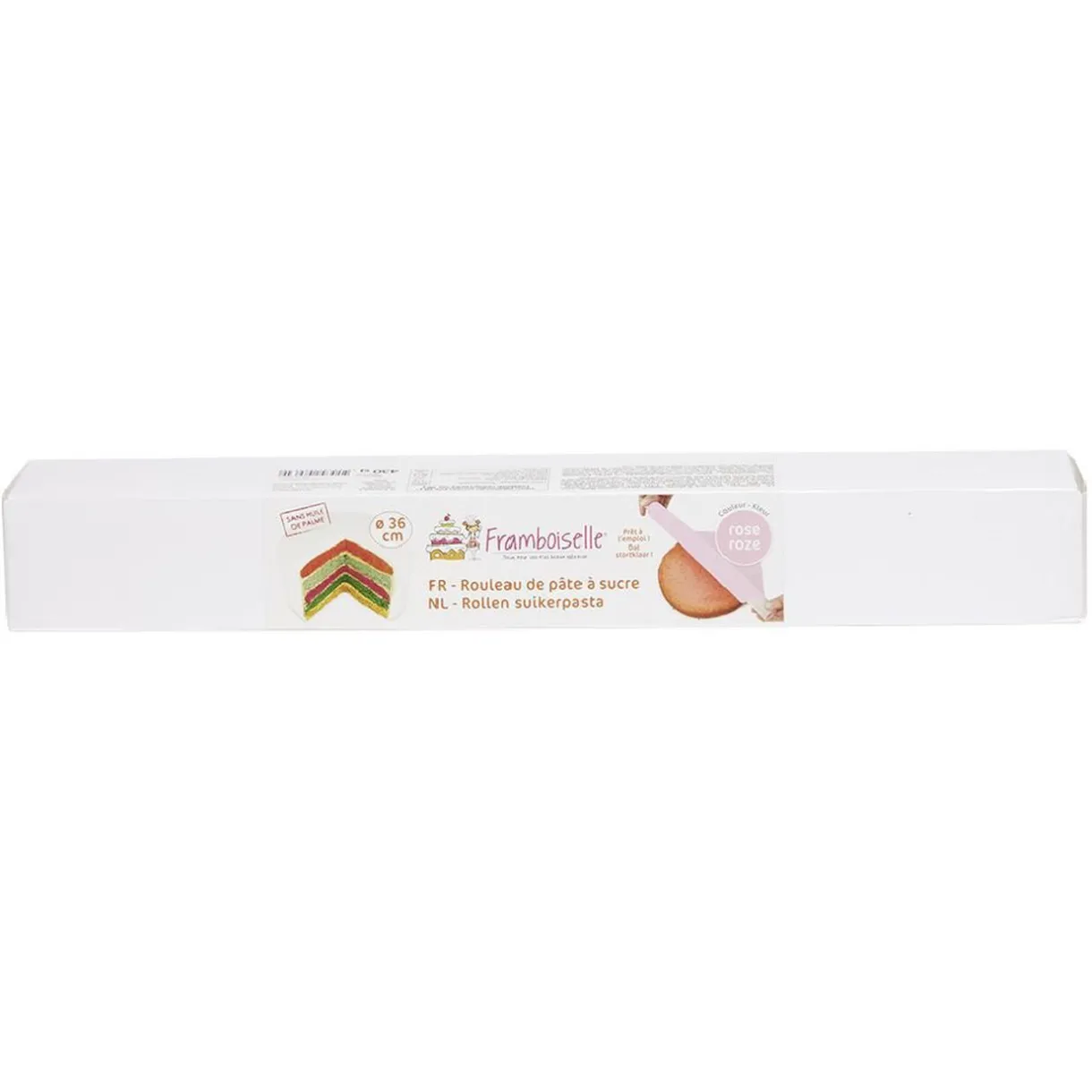 Gifi Rouleau de pâte à sucre rose 430 g