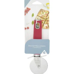 Gifi Roulette à pizza en inox manche polypropylène rouge Sale