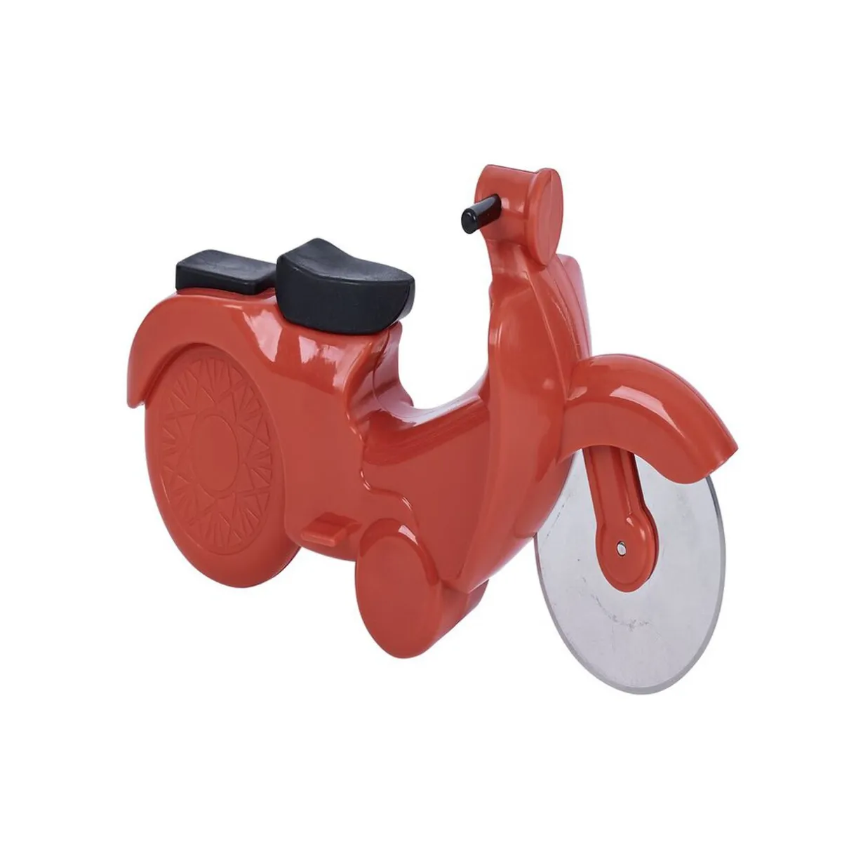 Gifi Roulette à pizza forme scooter rouge ou bleu New