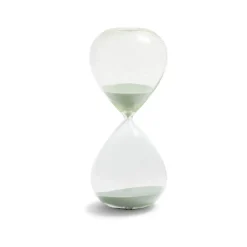 Gifi Sablier verre sable bleu Ø10,5xH24,5cm Online