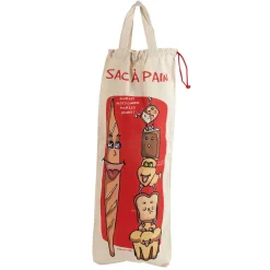 Gifi Sac à pain humoristique en coton Hot