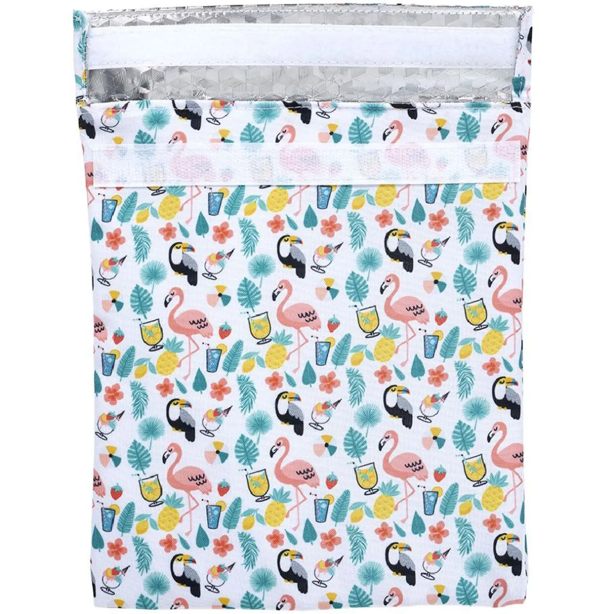 Gifi Sac à sandwich réutilisable motif tropical New