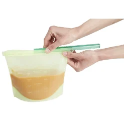 Gifi Sac de conservation alimentaire silicone réutilisable 1L x2 Hot