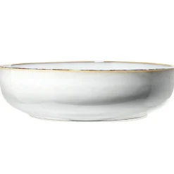 Gifi Saladier bas en faïence bleu bord foncé Ø23xH7cm Sale