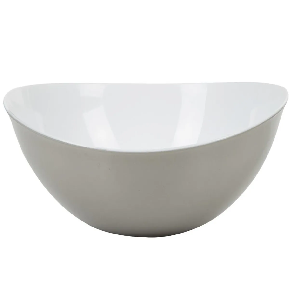 Gifi Saladier bicolore gris blanc Hot