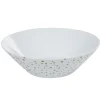 Gifi Saladier blanc pois doré