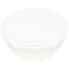 Gifi Saladier en verre avec couvercle blanc 1,8 L