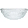 Gifi Saladier en verre effet relief Ø26cm