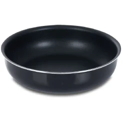 Gifi Sauteuse aluminium noir avec couvercle verre et poignée amovible Ø24cm Clearance