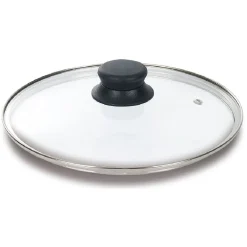 Gifi Sauteuse aluminium noir avec couvercle verre et poignée amovible Ø24cm Clearance