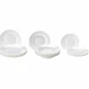 Gifi Service à vaisselle Louis XV Arcopal blanc 18 pièces Clearance