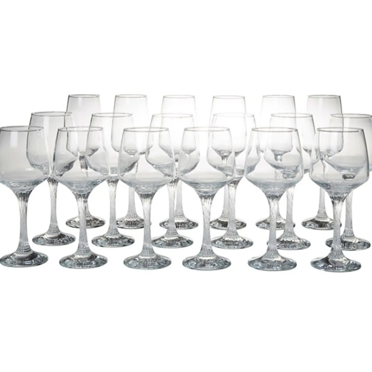 Gifi Service 18 verres à pied glamour Best