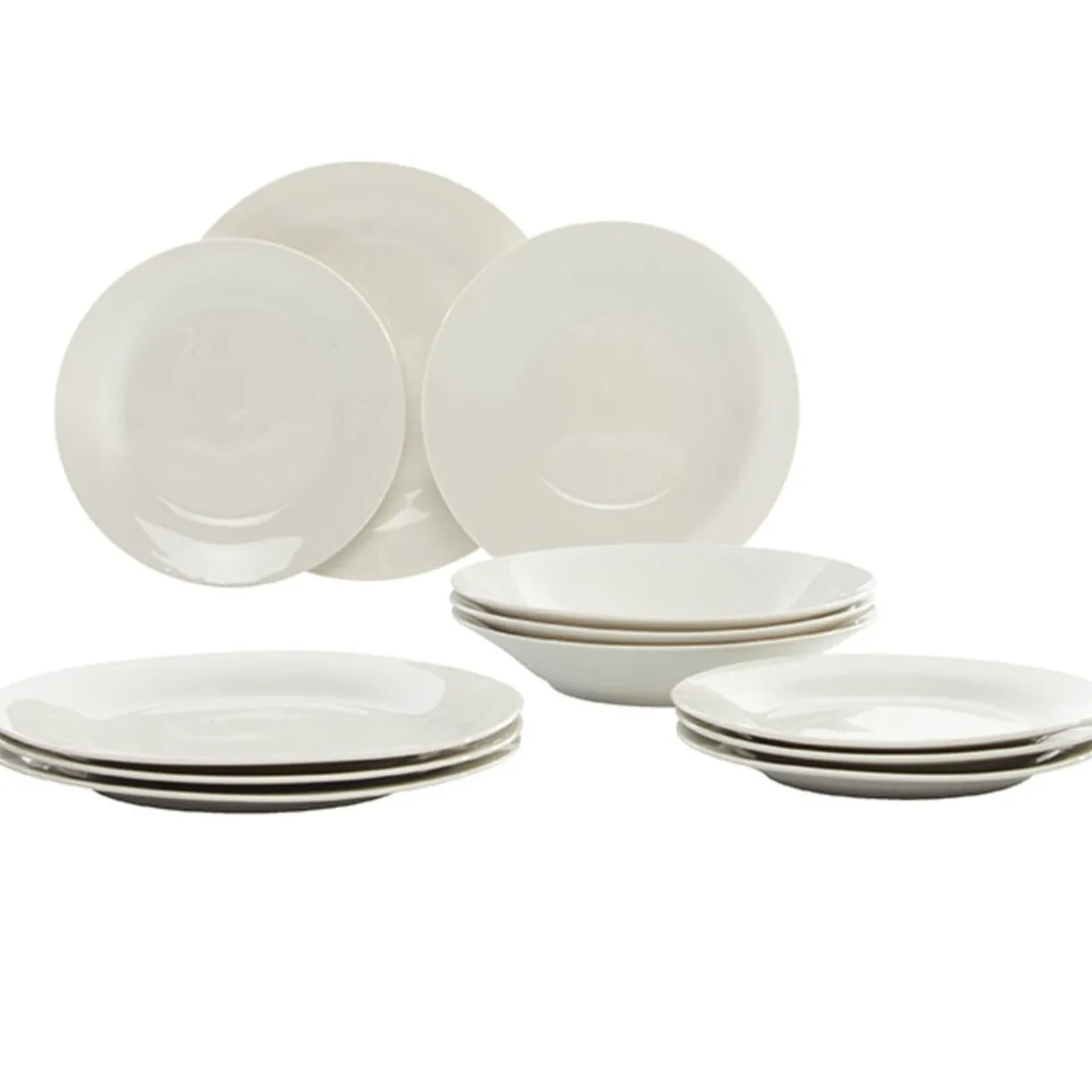 Gifi Service vaisselle porcelaine blanche Online