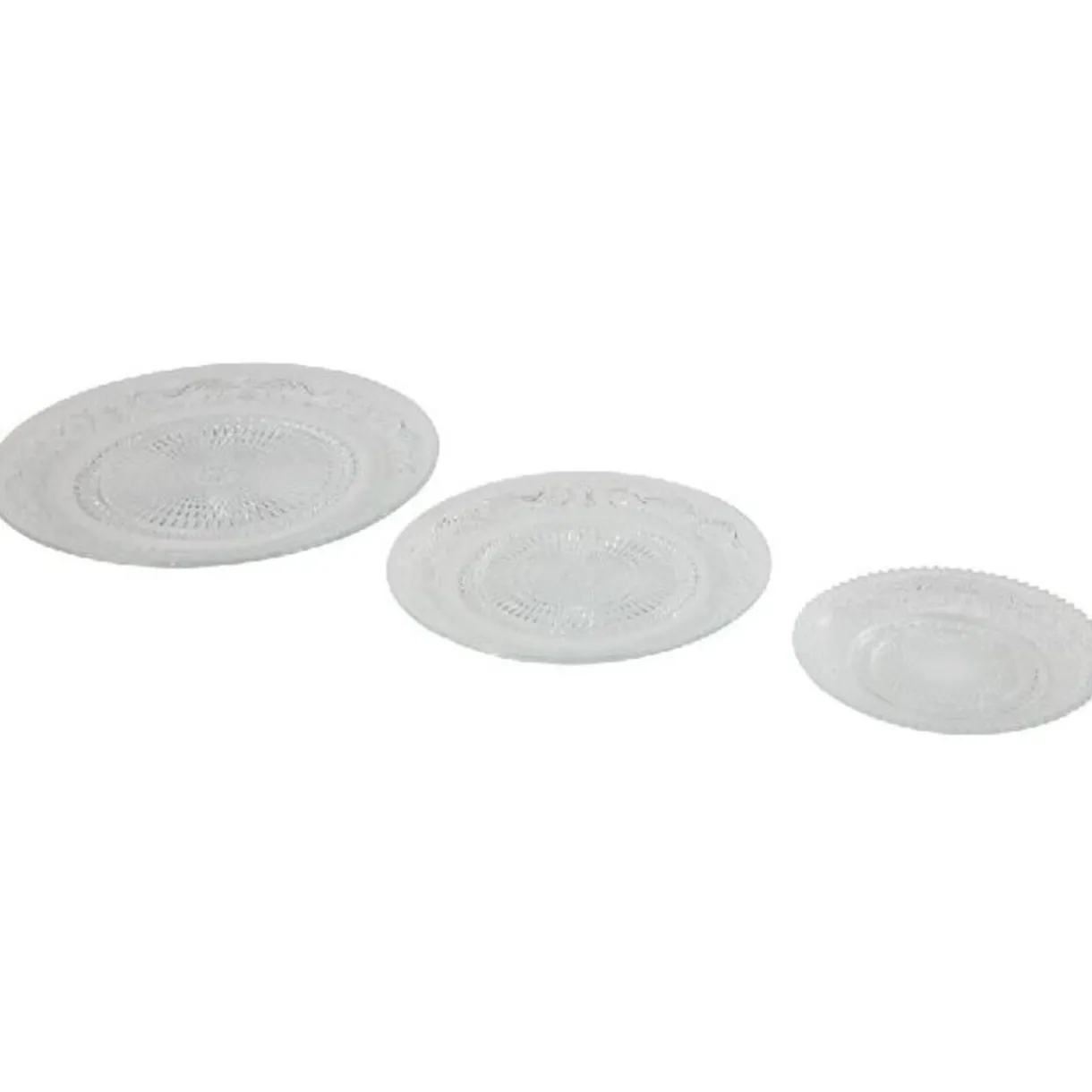 Gifi Service vaisselle transparent 18 pièces New
