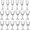 Gifi Service verre à pied Diony x 18