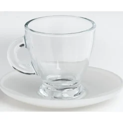 Gifi Set 6 tasses expresso nacré et doré 9 cl