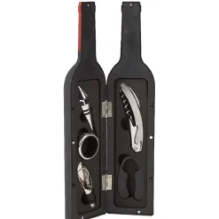 Gifi Set accessoires vin en forme de bouteille Outlet