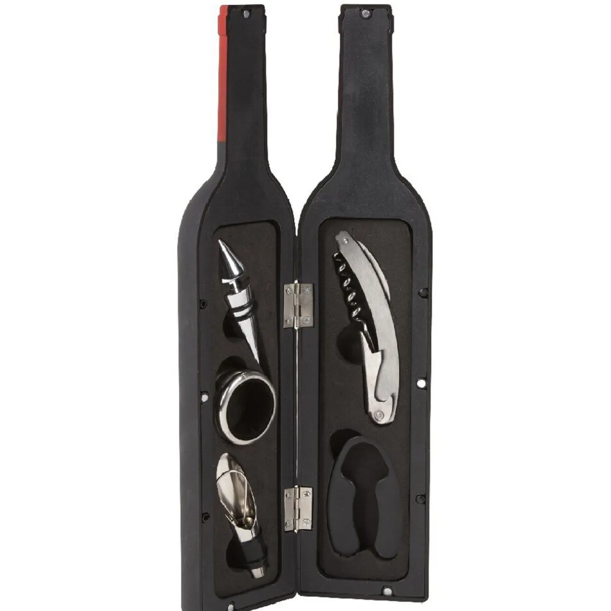 Gifi Set accessoires vin en forme de bouteille Outlet