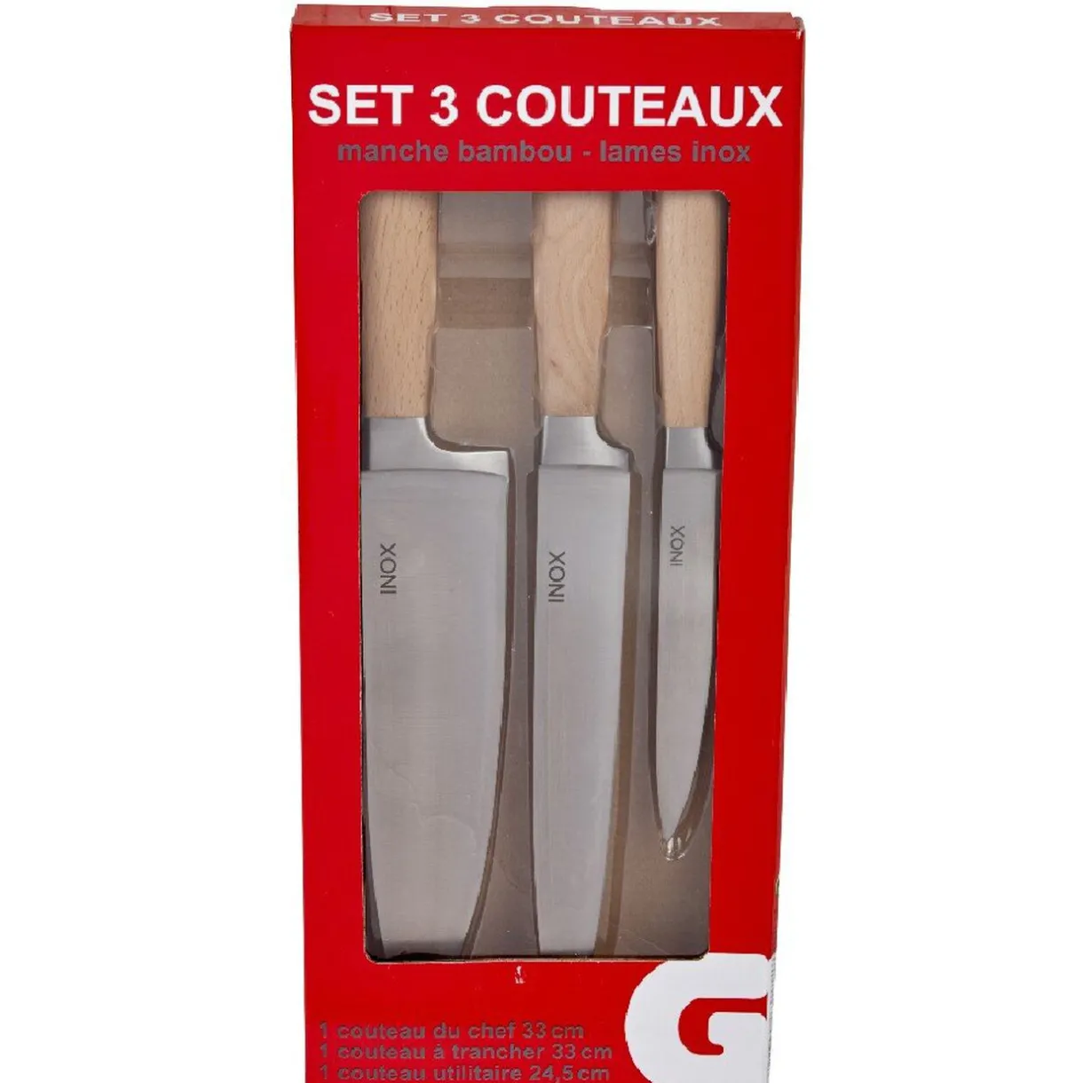 Gifi Set de 3 couteaux de cuisine Outlet