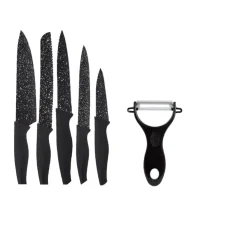Gifi Set de 5 couteaux et 1 éplucheur Best