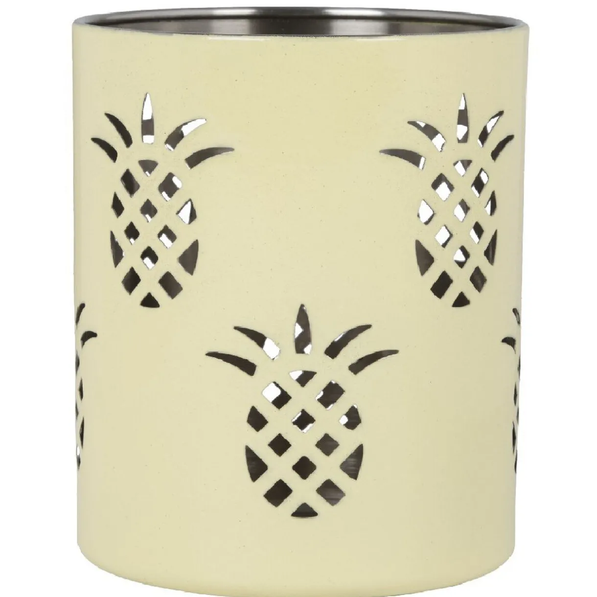 Gifi Set passoire, saladier, porte-ustensiles vert design ananas Online