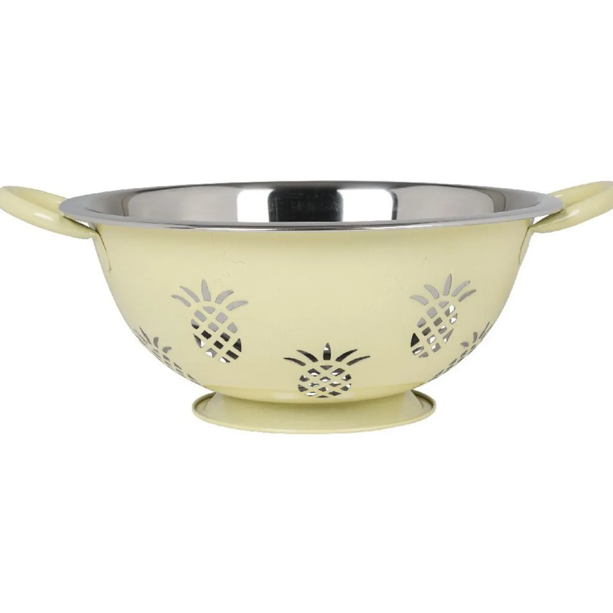 Gifi Set passoire, saladier, porte-ustensiles vert design ananas Online