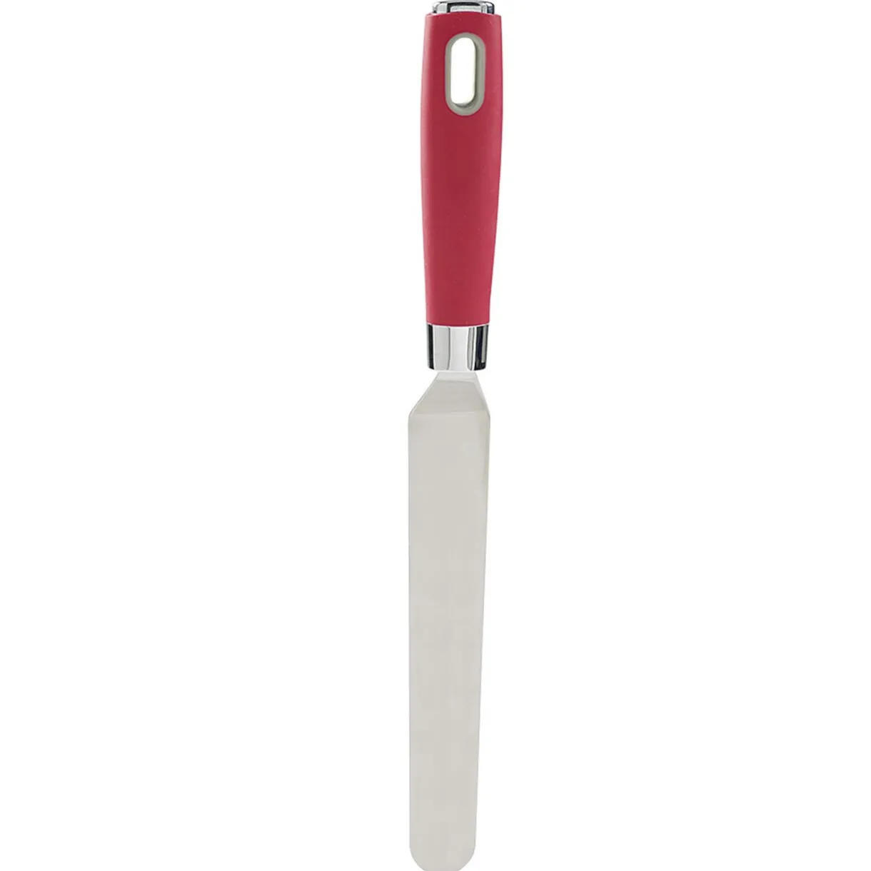 Gifi Spatule à crêpe en inox avec manche en polypropylène rouge New