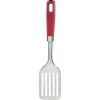 Gifi Spatule ajourée en inox avec manche en polypropylène rouge Hot