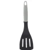 Gifi Spatule ajourée polyamide manche en polypropylène gris noir New