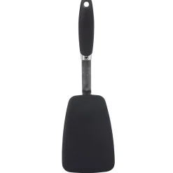 Gifi Spatule de cuisine en inox et silicone noir Clearance