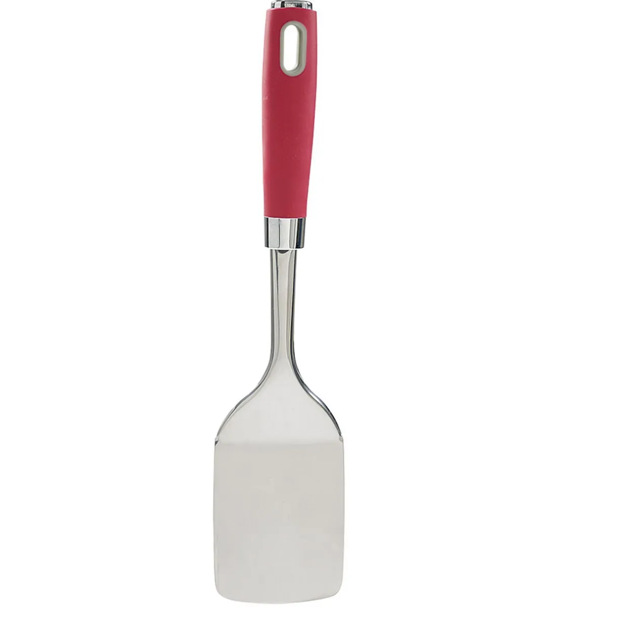 Gifi Spatule en inox avec manche en polypropylène rouge Clearance