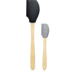 Gifi Spatule en silicone avec manche en bois x2 Online