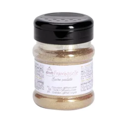 Gifi Sucre pailleté doré Framboiselle 160gr Best